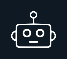 Sparky: a round-eyed robot face on a dark background